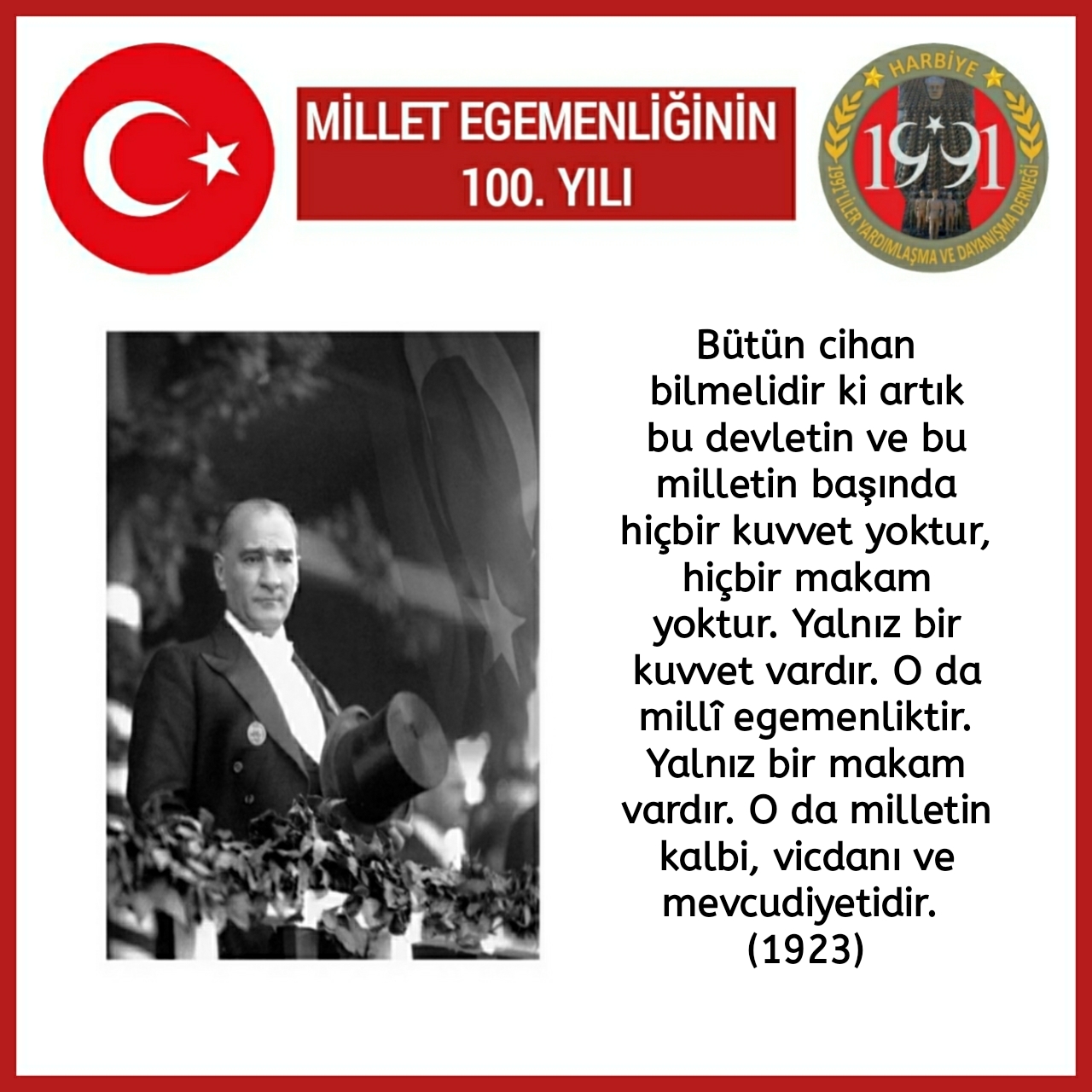 174- Milli Egemenlik Haftası (16-23 Nisan 2020)