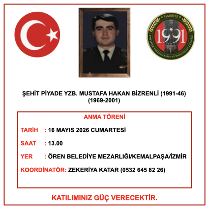 Şehit Mustafa Hakan BİZRENLİ